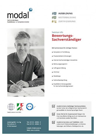 Broschüre: Bewertungs-Sachverständiger