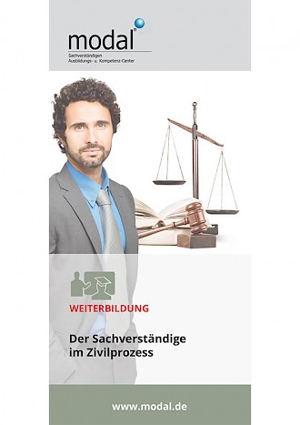 Broschüre: Der Sachverständige im Straf- und Zivilprozess