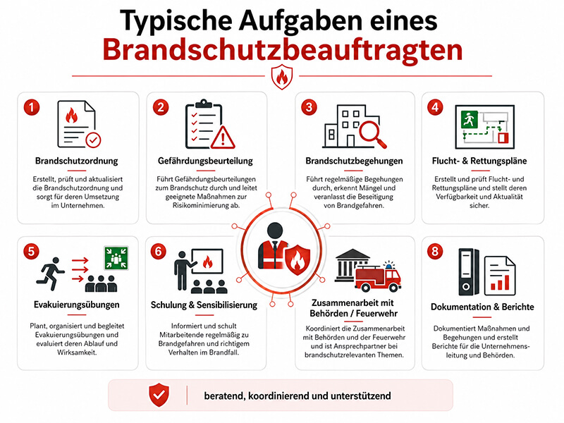 Das sind die Aufgaben eines Brandschutzbeauftragten