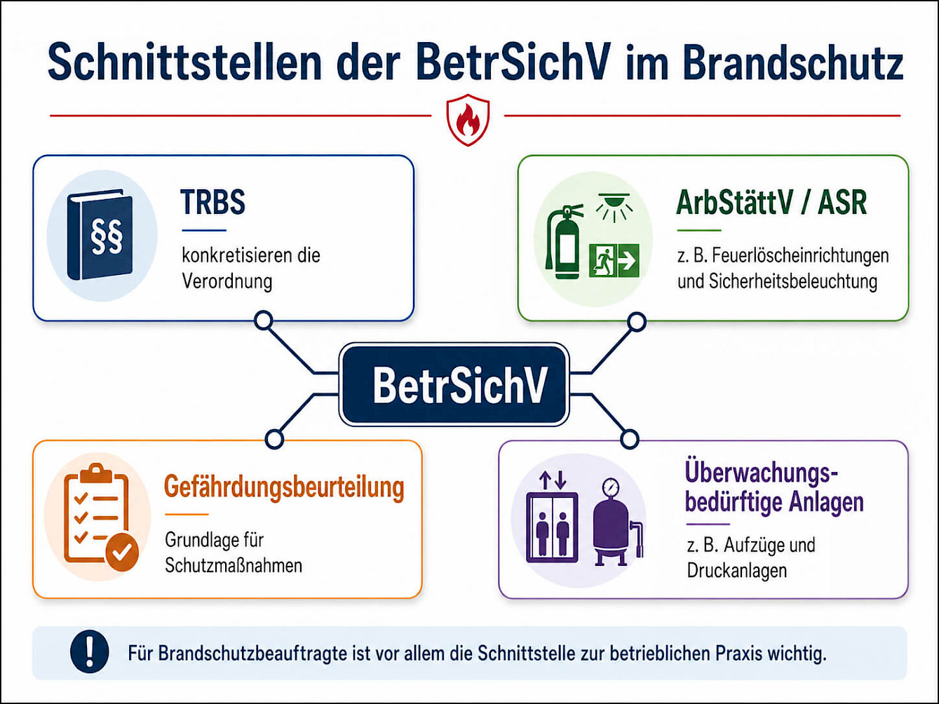 BetrSichV auch f&uuml;r den Brandschutz wichtig