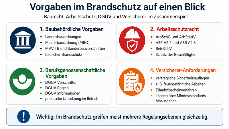 Baubehördliche Vorgaben im Brandschutz