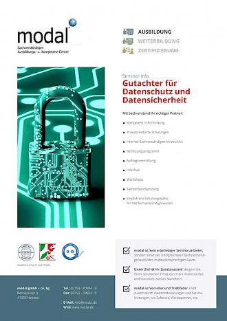 Broschüre: Datenschutz und Datensicherheit